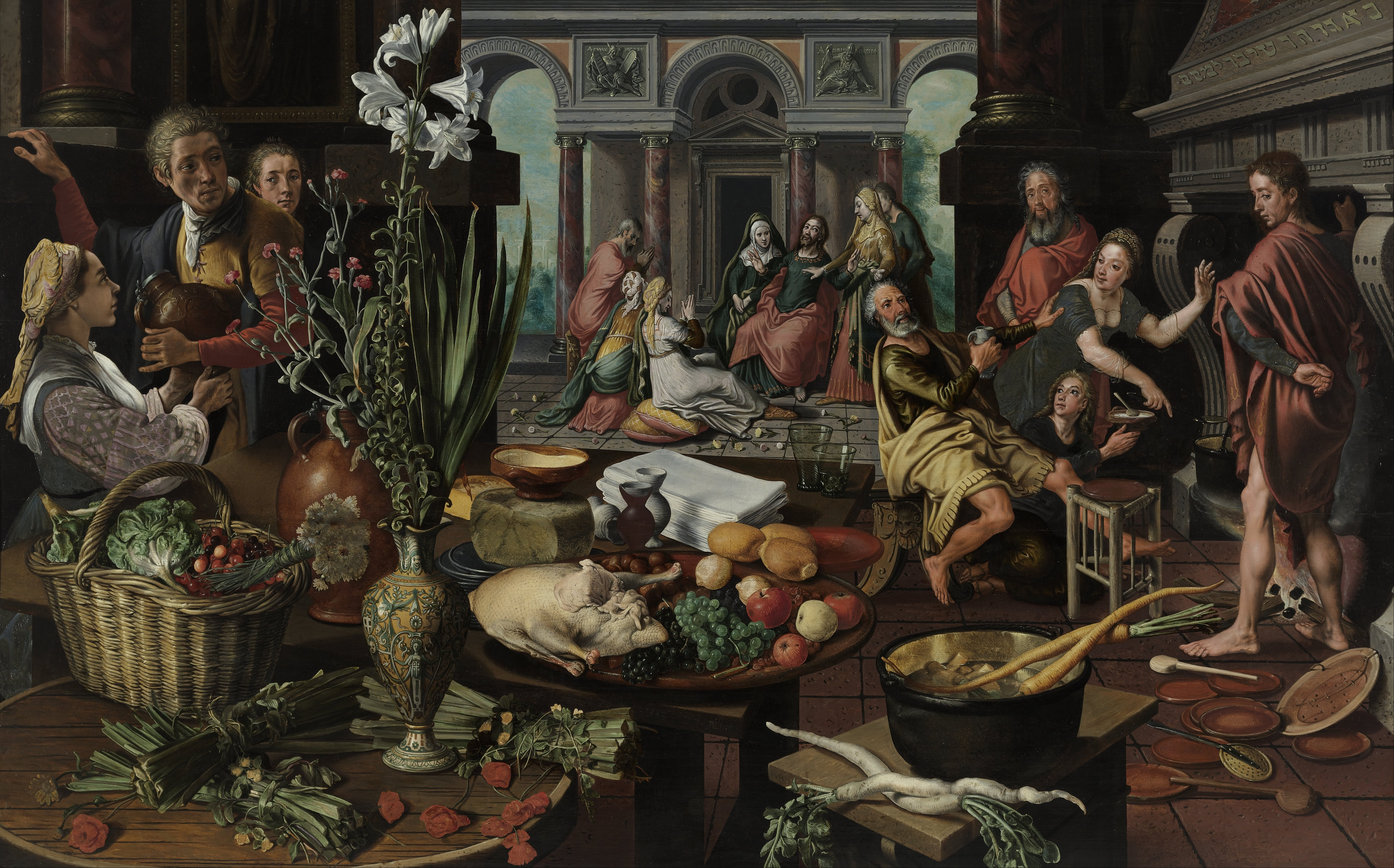 Christ in the House of Martha and Mary - Pieter Aertsen